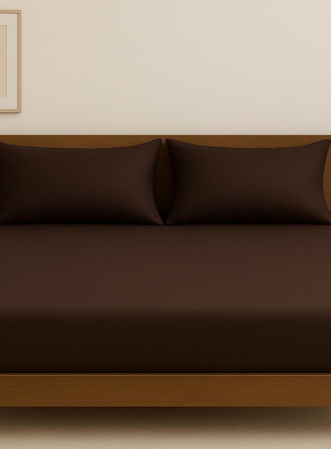 Σετ Σεντόνια Βαμβακοσατέν 240x260 Cosmin Home Imports Brown