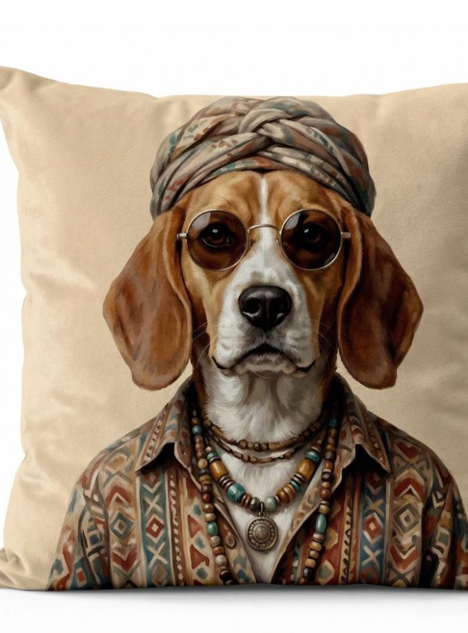 Μαξιλαροθήκες Διακόσμησης 45x45 Cosmin Kelma Boho Dog