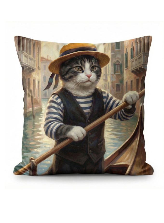 Μαξιλαροθήκες Διακόσμησης 45x45 Cosmin Kelma Venetian Gondolier