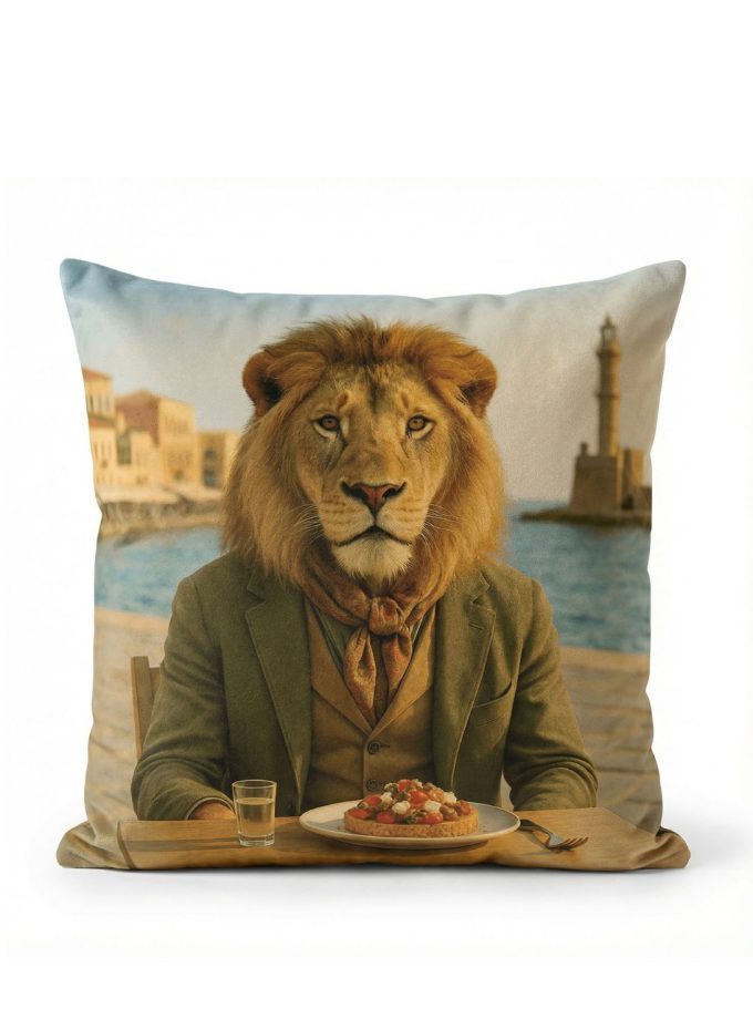 Μαξιλαροθήκες Διακόσμησης 45x45 Cosmin Kelma Mediterranean Lion