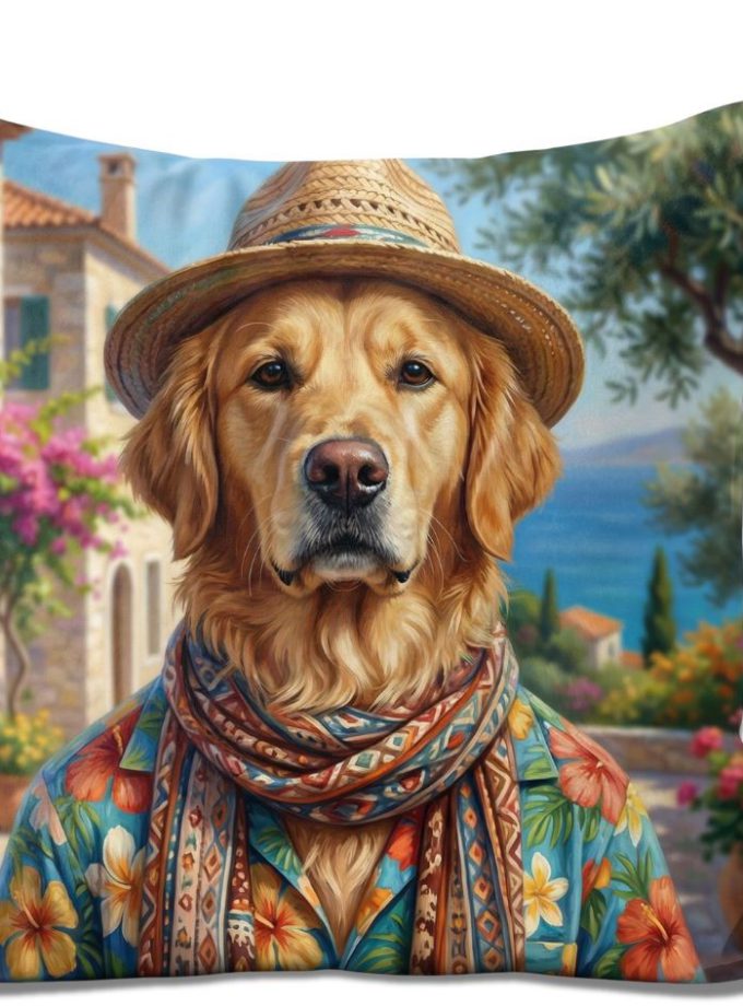 Μαξιλαροθήκες Διακόσμησης  45x45 Cosmin Kelma Aloha Retriever