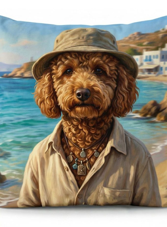 Μαξιλαροθήκες Διακόσμησης  45x45 Cosmin Kelma Nomad Poodle
