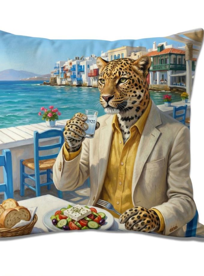 Μαξιλαροθήκες Διακόσμησης  45x45 Cosmin Kelma Cycladic Tiger
