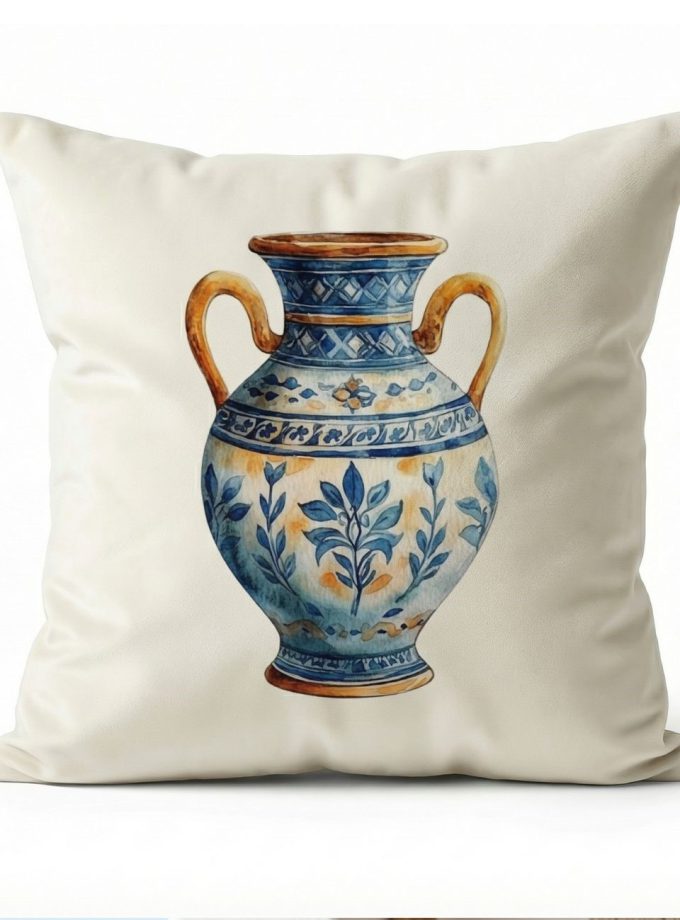 Μαξιλαροθήκες Διακόσμησης  45x45 Cosmin Kelma Aegean Vase