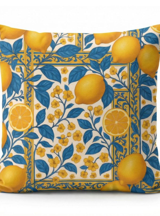 Μαξιλαροθήκες Διακόσμησης 45x45 Cosmin Kelma Mediterranean Citrus