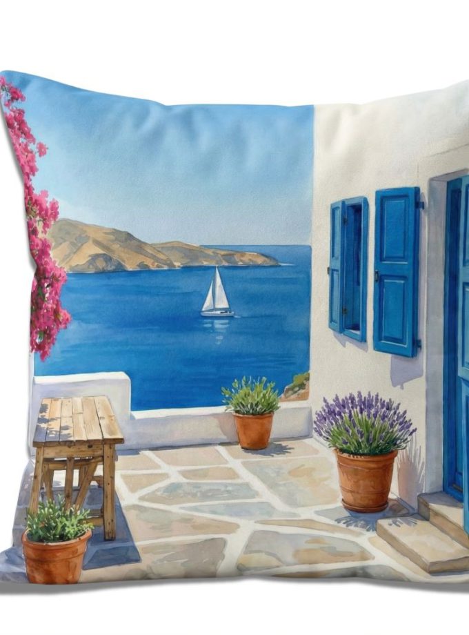 Μαξιλαροθήκες Διακόσμησης  45x45 Cosmin Kelma Aegean Whisper