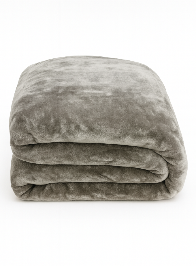 Κουβέρτα Υπέρδιπλη 220x240 Cosmin Velvet Grey