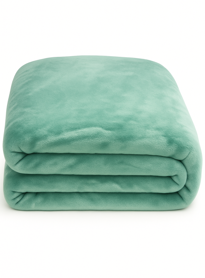 Κουβέρτα Ημίδιπλη 160x220 Cosmin Velvet Mint