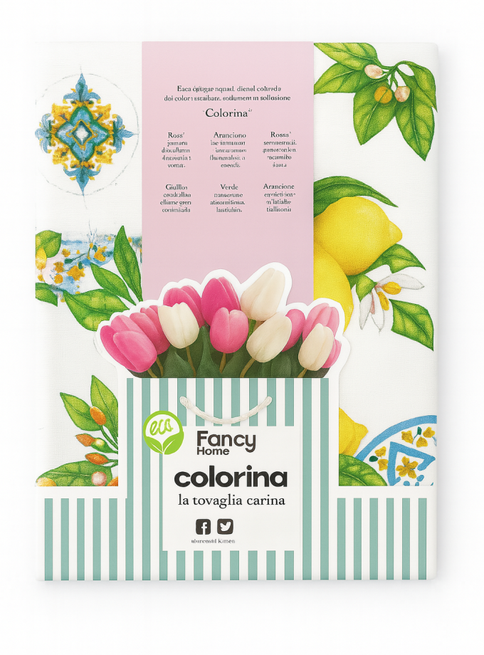 Τραπεζομάντιλο φαγητού  140x240 Cosmin Colorina Lemons