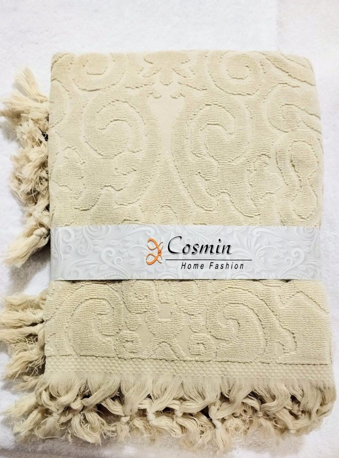 Πετσέτα Σώματος 70x140 Cosmin Bangs Beige