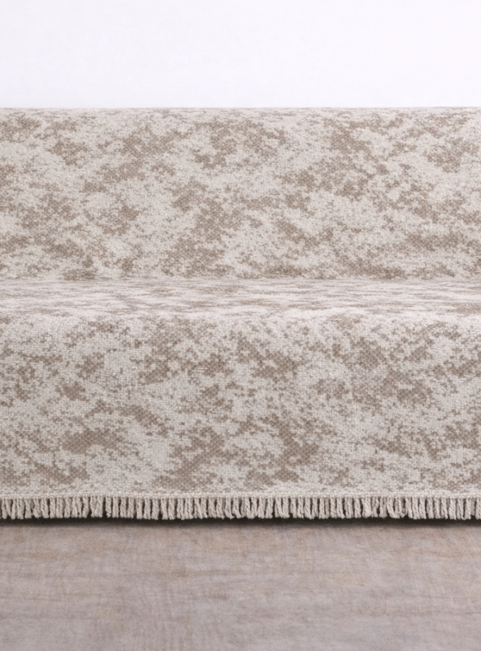 Σετ Ριχτάρια 3 Τεμαχίων Cosmin Chenille (180x300+180x250+180x200) Beige Reliefs
