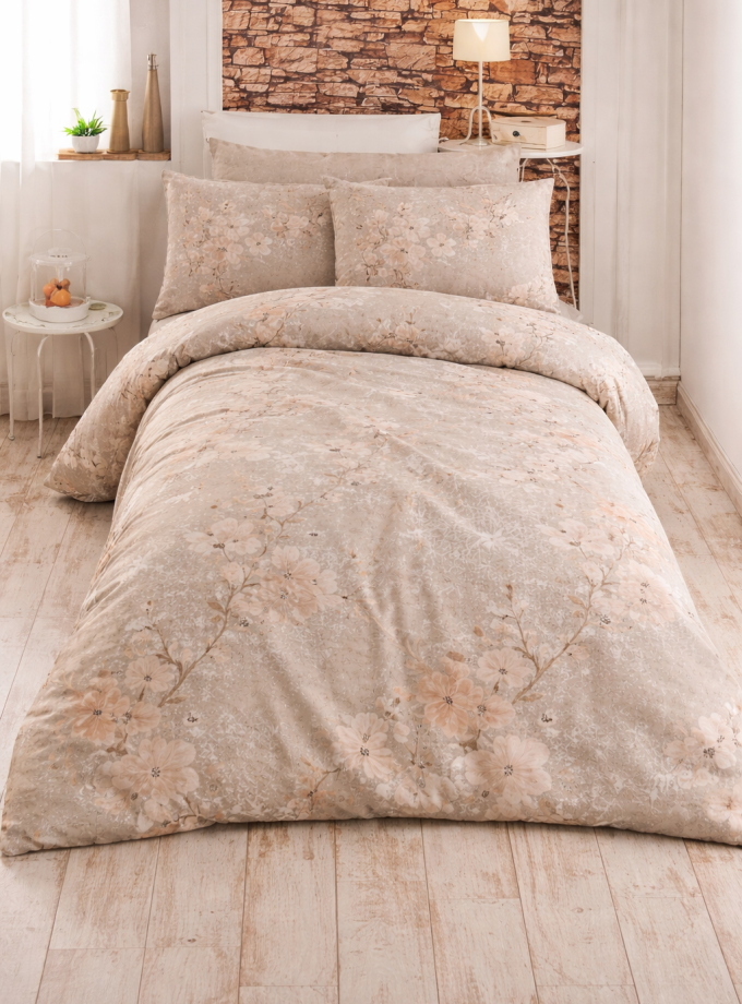 Σετ Σεντόνια Ημίδιπλα 160x240 Cosmin Luna B Beige