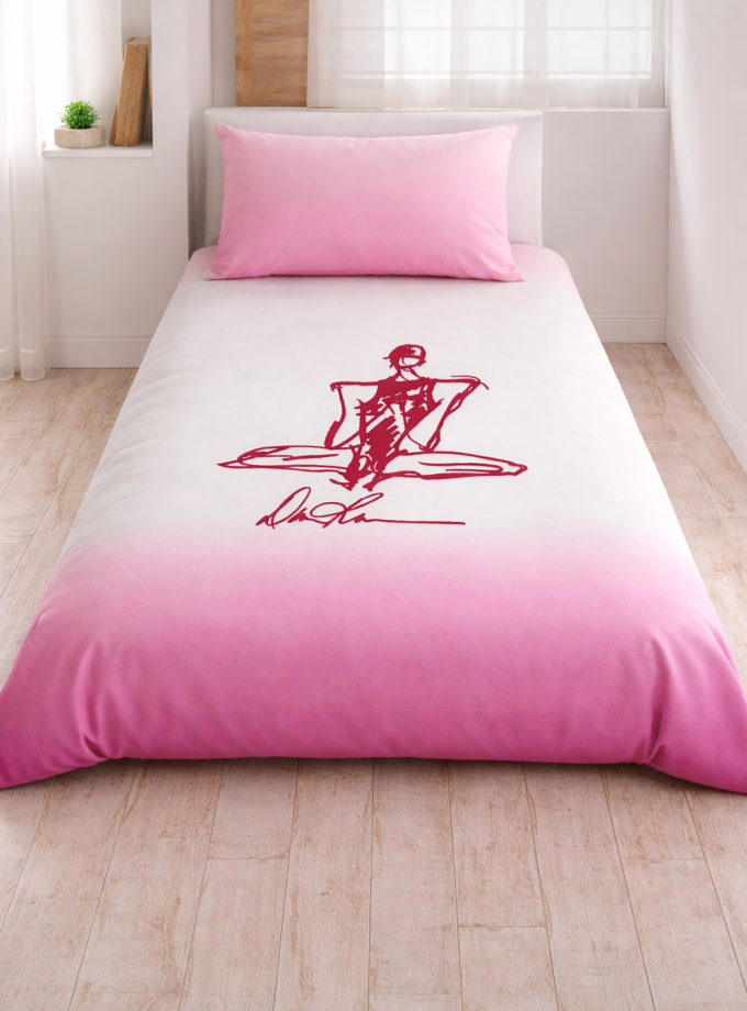 Σετ Σεντόνια Ημίδιπλα 160x260+30 με λάστιχο Cosmin Donna Karan Pink