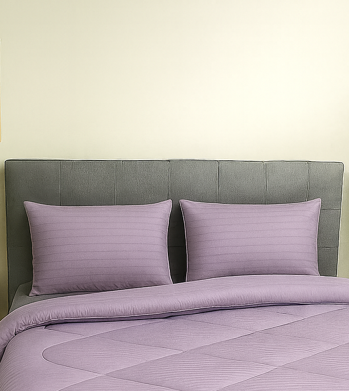 Μαξιλαροθήκη 50x70 Cosmin Stripe Lila