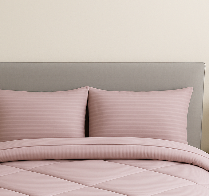 Μαξιλαροθήκη 50x70 Cosmin Stripe Pink