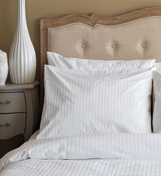 Μαξιλαροθήκη 50x70 Cosmin Stripe White